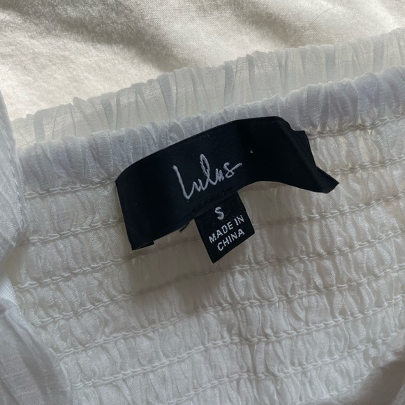 Summers Comin' White Tie-Back Cutout Maxi With Pockets - BRAND NEW - LULUS - S - Picture 5 of 8